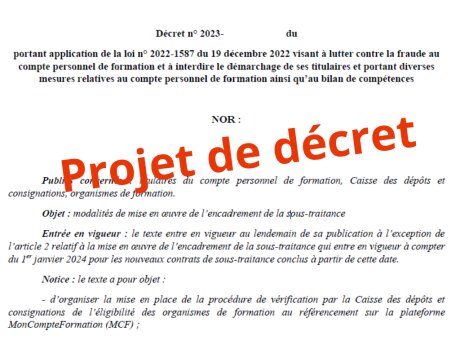 News Tank Rh Lutte Contre La Fraude Au Cpf Et Sous Traitance Le