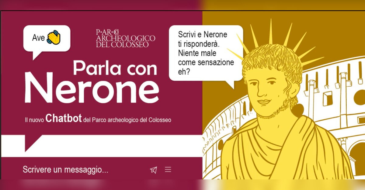 Italie : lancement du chatbot NeroBot au parc archéologique du Colisée ...