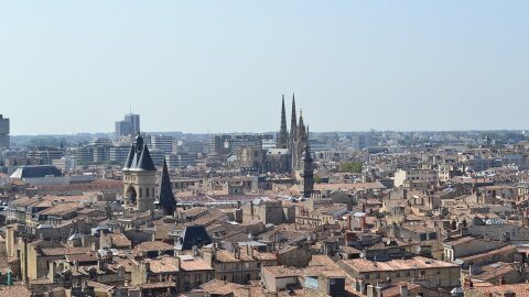 La ville de Bordeaux est actuellement en zone rouge. - © D.R.