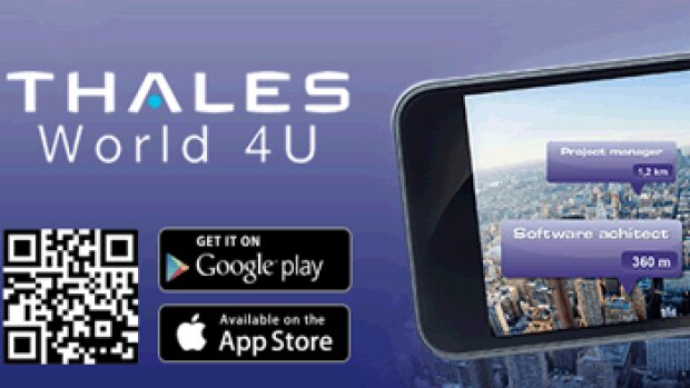Thales dévoile son application mobile "carrières" en réalité augmentée