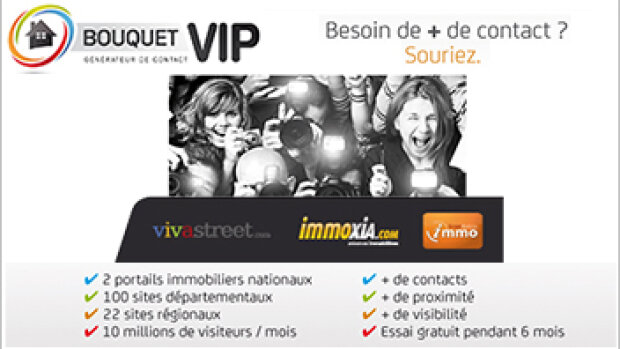 Bouquet VIP : l’offre de Vivastreet réservée aux professionnels de l’immobilier
