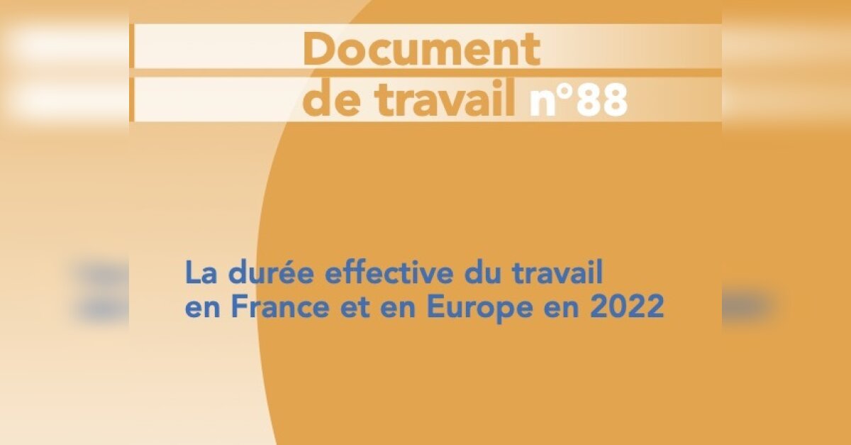 News Tank RH Durée effective du travail en France enquête