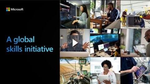 Global Skills Initiative : Microsoft parie sur la montée en compétences numériques - © D.R.