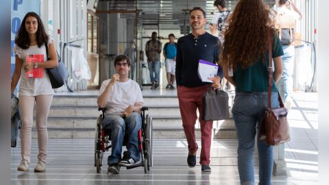 1,69 % de la population étudiante est en situation de handicap à la rentrée 2019. - © Université de Bordeaux - CPU