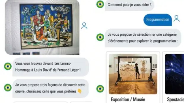Médiation culturelle : un chatbot pour accompagner les visiteurs du Centre Pompidou