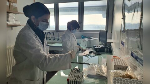Le centre d’analyses PCR de l’Urca ne cesse de monter en puissance depuis le premier confinement. - © Marine Dessaux