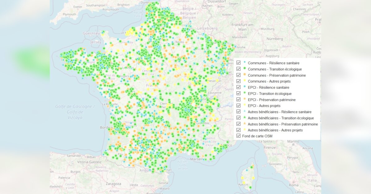 DSIL exceptionnelle: 574 M€ consommés sur 950 M€, l'État publie la ...