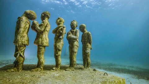 Les « Néréides », sculptures d’Evelyne Galinski.  - © G.Ruoppolo/ Wallis.fr / MSM
