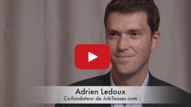 4 min 30 avec Adrien Ledoux, co-fondateur de JobTeaser
