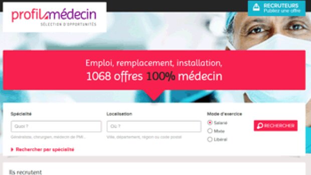 Hospimedia lance un jobboard dédié aux médecins