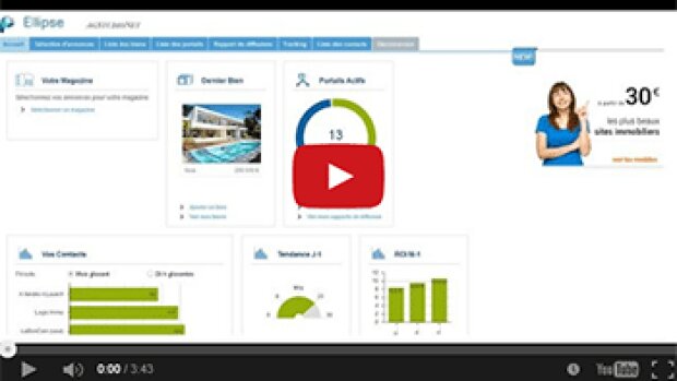 Publi-vidéo : Ellipse, outil de tracking et de calcul du ROI de la multidiffusion d'annonces immobilières