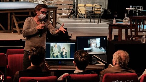 Le Théâtre de la Ville a formé ses équipes pour être autonome sur la production audiovisuelle - © Agathe Poupeney