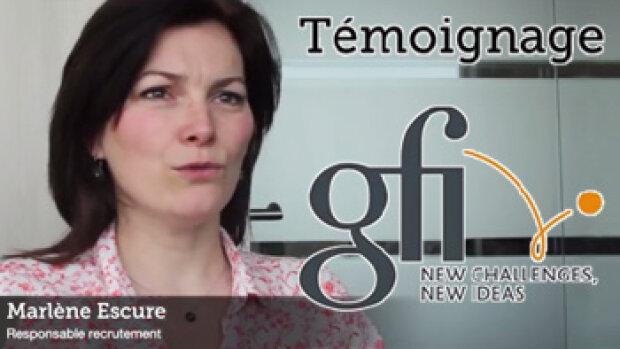 Publi-vidéo - "Viadeo représente 10% de nos recrutements", Marlène Escure, Gfi Informatique