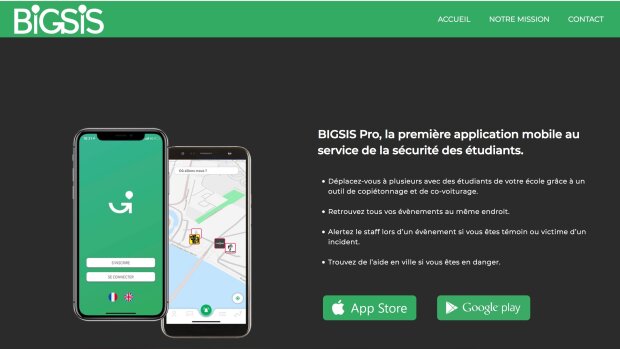 BIGSIS Pro : une application pour la sécurité des étudiants dans et hors les campus