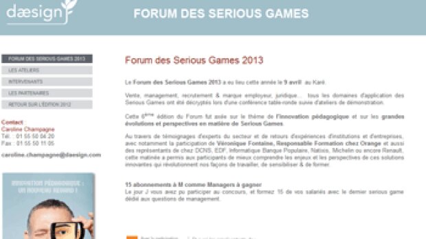 Forum des Serious Games : cap sur l’innovation pédagogique