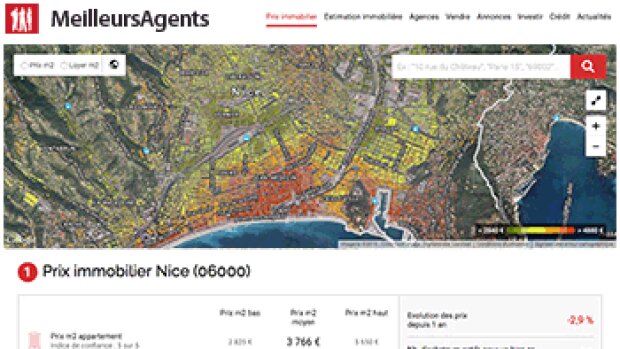 MeilleursAgents améliore sa rubrique "Prix immobilier" et multiplie par 4 la visibilité de ses agences partenaires