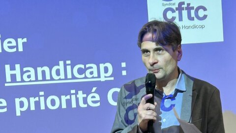 Didier Moguelet, secrétaire confédéral CFTC en charge du handicap  - © D.R.