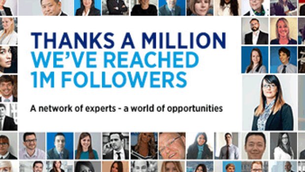 Un million d’abonnés sur LinkedIn pour Hays