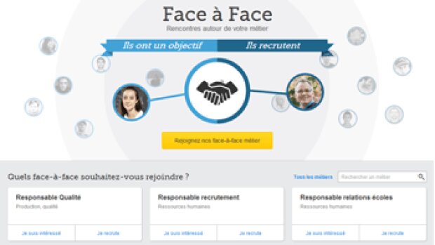 Viadeo lance " Face à Face " : une plateforme de rencontre par métiers