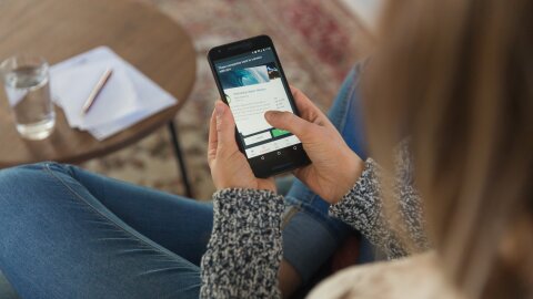 Les étudiants retrouvent sur l’application mobile leurs notes, leur planning ; leur absences… - © D.R.