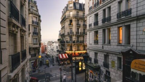 Quartier Montmartre, à Paris - 