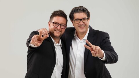 Frédéric Ibanez et Nicolas Fratini, cofondateurs de la société. - © D.R.