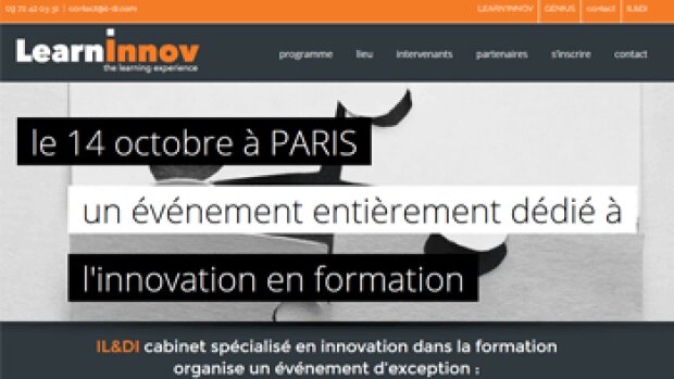 "Le 14 octobre sera dédié à l'innovation en formation" Philippe Gil et Philippe Lacroix, co-créateurs de LearnInnov