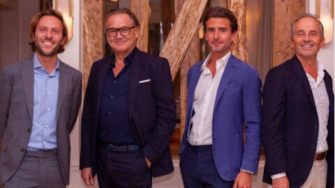 Leonard Cesari, Marc Foujols, Sébastien Kuperfis et Hugues de La Morandière - © D.R.