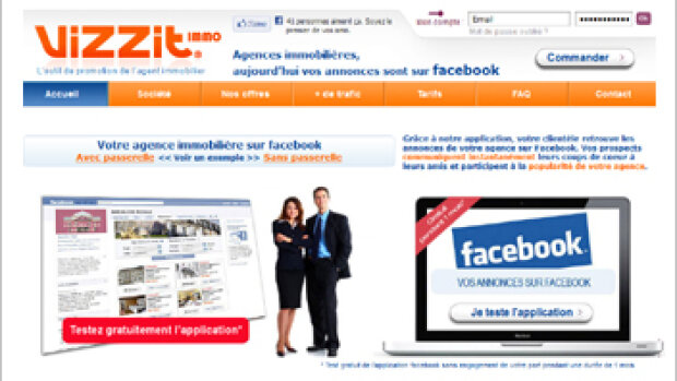 Avec Vizzit Immo, publiez en toute simplicité vos annonces sur Facebook