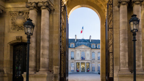 Le premier tour de l'élection présidentielle se tiendra le 10 avril 2022. - © Élysée