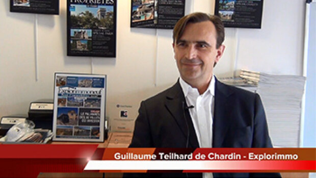4 min 30 avec Guillaume Teilhard de Chardin, directeur d'Explorimmo