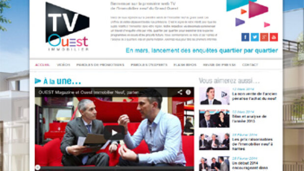 Une nouvelle web TV dédiée à l’immobilier neuf dans l’Ouest