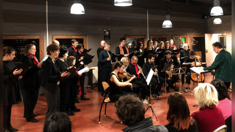 Une centaine de personnes ont assisté au premier concert de l’orchestre et du chœur de l’UPCité. - © Université Paris Cité