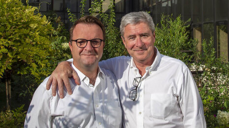 Frédéric Chaminade et Philippe Briand, DG et Président du Groupe Arche - ©  Christophe Lebedinsky