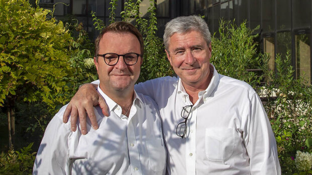 Frédéric Chaminade et Philippe Briand, DG et Président du Groupe Arche - © Christophe Lebedinsky