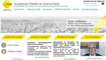 La FNAIM Grand Paris prend le virage digital avec le lancement d’une plateforme de formation - © D.R.