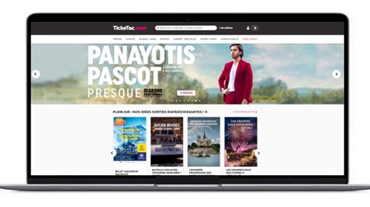 Le nouveau site de Ticketac a été mis en ligne en juillet dernier. - © D.R.