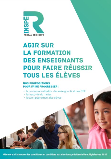 La réseau des Inspé a présenté son mémento le 11 janvier 2022. - © D.R.