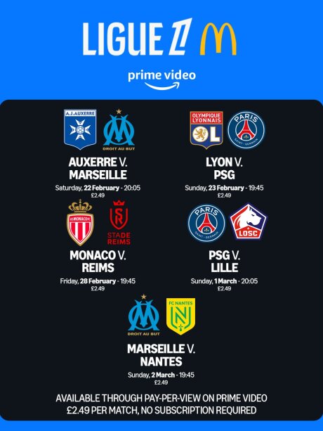 ©  Prime Video Sport / X