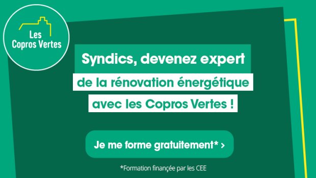 Avec les Copros Vertes, les syndics deviennent experts de la rénovation énergétique