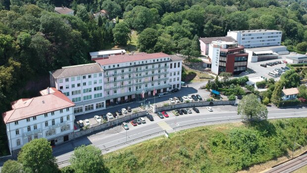 Le César Ritz Colleges où ont été confinés une partie des élèves pendant dix jours - © César Ritz Colleges