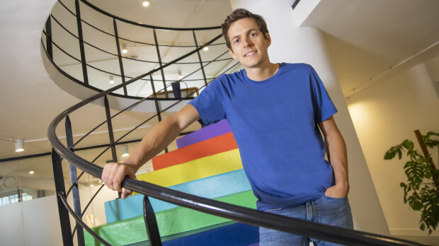 Pierre Dubuc est le CEO d’OpenClassrooms, entreprise qu’il a cofondée avec Mathieu Nebra. - © CHOUKHRI DJE