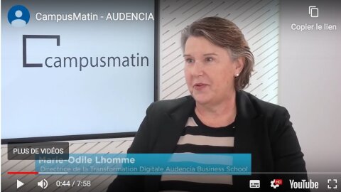 Marie-Odile Lhomme, Audencia - © Campus Matin