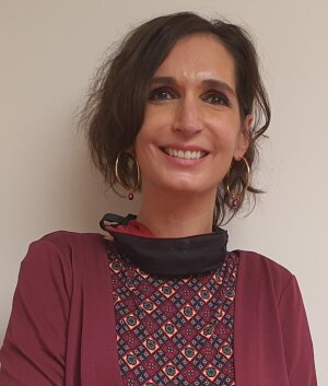 Sophie Mano-Avril s’apprête à commencer les cours en hybride, pour lesquels CY Tech s’est équipée de kits dédiés - © MarineDessaux