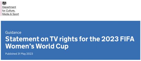 ©  Department for Culture, Media & Sport