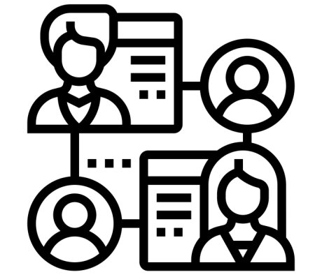 ©  organization chart by Eucalyp from the Noun Project
