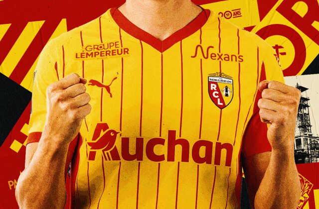 Flocage Officiel - RC Lens, Sishuba, 2023/2024, Third, Noir - Footpress