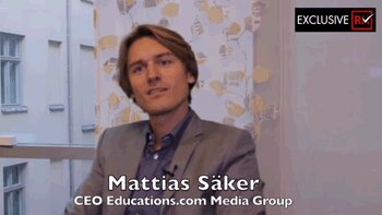 3 min avec Mattias Säker, CEO d’Educations.com Media Group