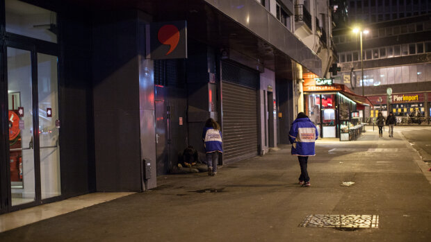 Maraude de bénévoles - © Samu social de Paris