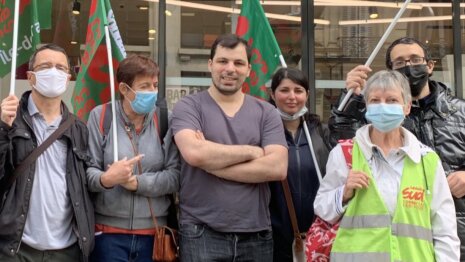 Hichem Aktouche, Secrétaire du syndicat SUD Commerces et Services IDF - © D.R.